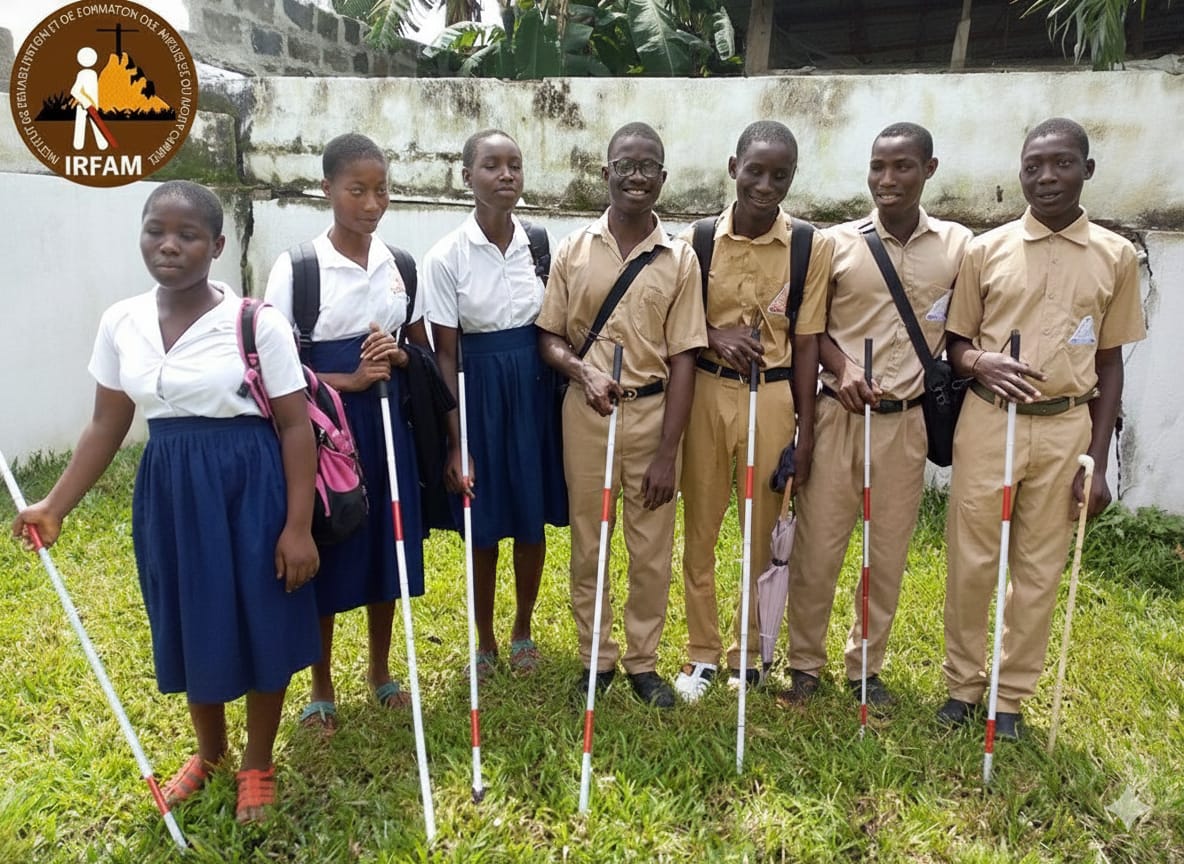 Construisons des salles de classe pour les enfants aveugles de l'IRFAM...